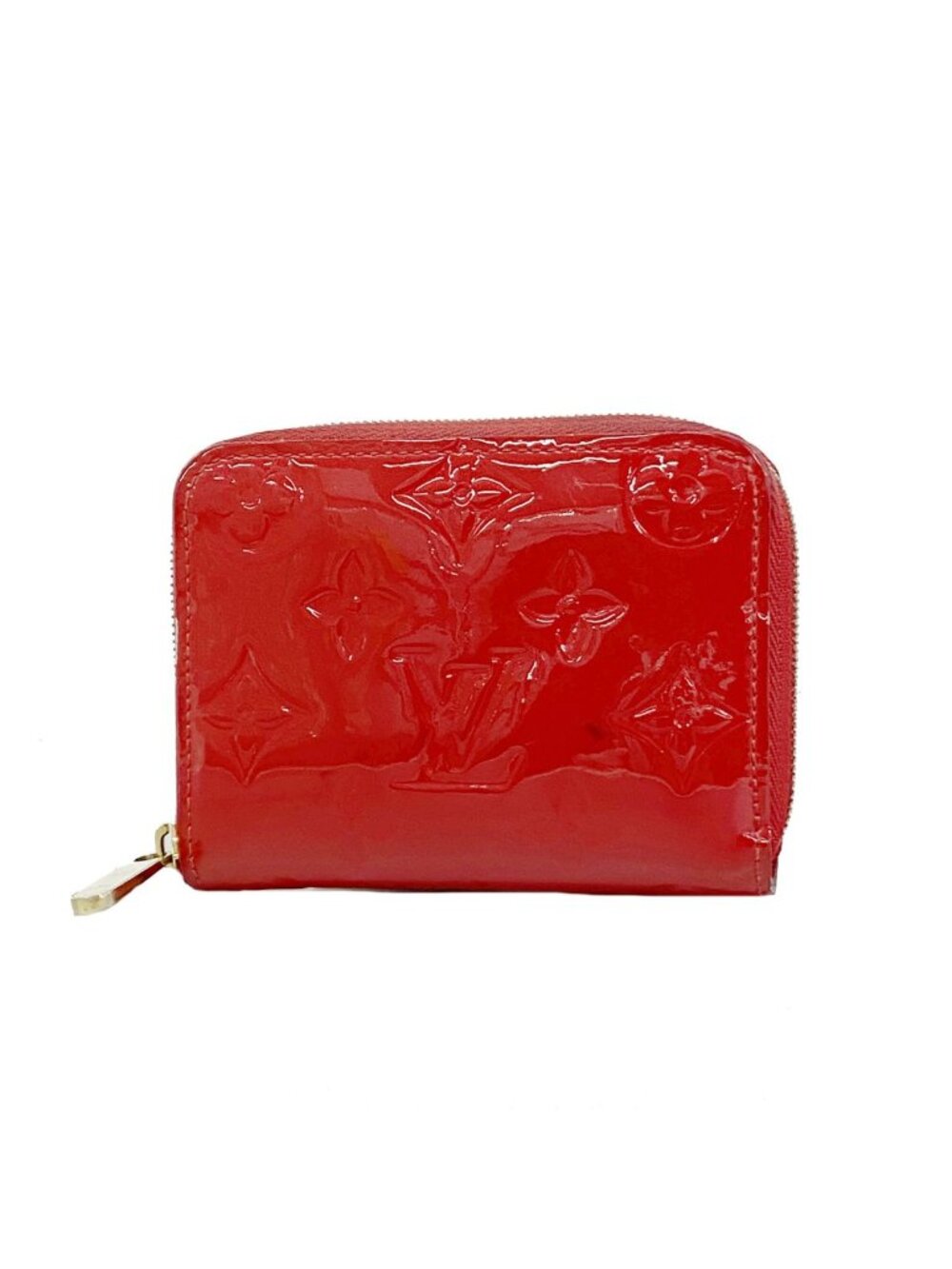 Louis Vuitton Coin Purse Vernis Zippy Cerise